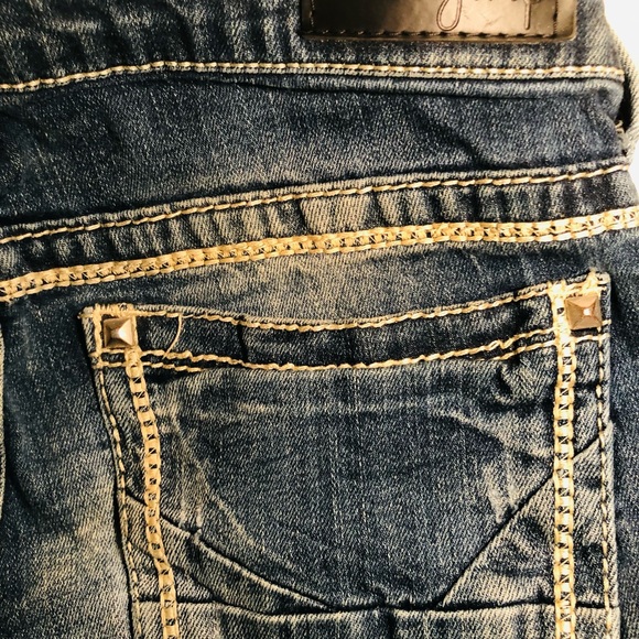 DayTrip Leo Bootcut Distressed Denim Size 27 S - Picture 6 of 6